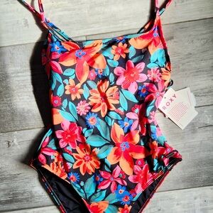Roxy Ladies One Piece Swimsuit - Vibrant Floral